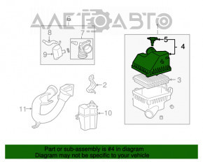 Capacul filtrului de aer Toyota Rav4 06-12