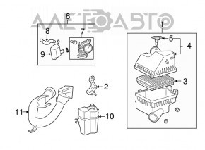 Capacul filtrului de aer Toyota Rav4 06-12