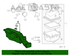 Receptor de aer Toyota Camry v70 18- nou OEM original