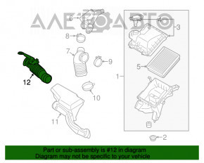 Grila de aer Lexus CT200h 11-17, conducta de aer.