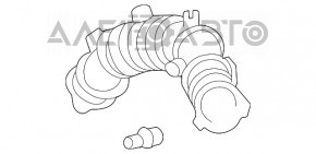 Conducta de aer de la filtru pentru Toyota Solara 2.4 04-08