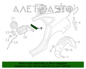 Capac rezervor combustibil VW Jetta 19- nou OEM original