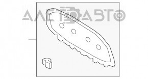 Изоляция капота VW Jetta 19- вмятина