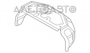 Protecția colectorului superior Mini Cooper Countryman R60 10-16