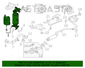 Катализатор Honda Accord 18-22 1.5T