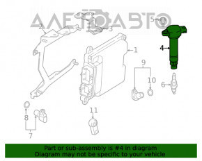 Bobina de aprindere Mitsubishi Eclipse Cross 18-