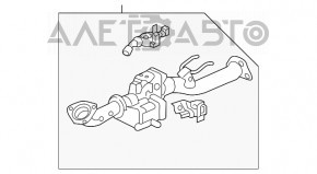 Tubul de admisie pentru Honda Accord 18-22 2.0 hibrid cu încălzire