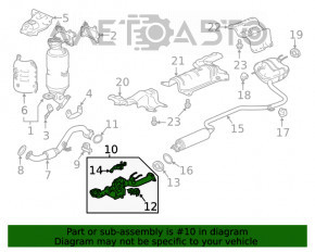 Tubul de admisie pentru Honda Accord 18-22 2.0 hibrid cu încălzire