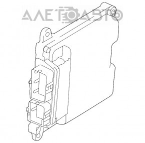 Blocul ECU al calculatorului motorului Mitsubishi Eclipse Cross 18-