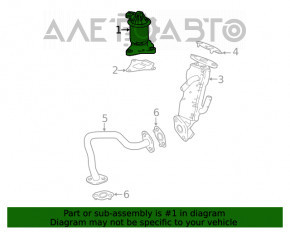 Клапан ЕГР Honda Accord 18-22 2.0 hybrid