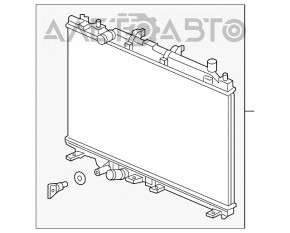 Radiatorul de răcire a apei pentru Honda HR-V 16-22