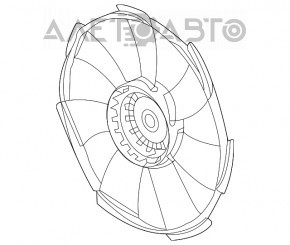 Paletele ventilatorului de răcire Honda Accord 18-22 2.0 hibrid.