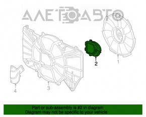 Мотор вентилятора охлаждения Honda Accord 13-17 hybrid