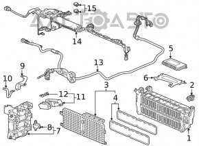 Baterie de acumulator asamblată VVB pentru Honda Accord 18-22 2.0 hibrid