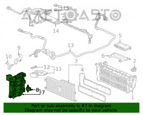 Asamblarea plăcii, joncțiunea Honda Accord 18-22 2.0 hibrid