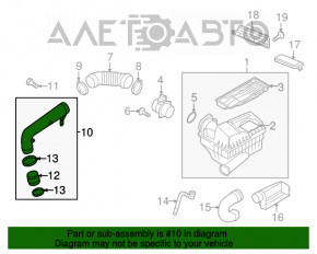 Conducta de aer pentru turbina VW CC 08-17