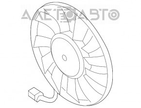 Ventilatorul de răcire dreapta pentru VW CC 08-17