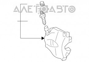 Suportul din față dreapta pentru VW Beetle 12-19