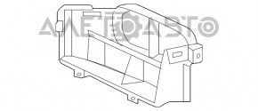 Воздухоприемник задняя часть VW Passat b7 12-15 USA 1.8T OEM