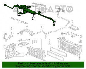 Проводка высоковольтная ВВБ Honda Accord 18-22 2.0 hybrid