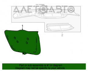 Capac portbagaj Fiat 500 12-19 negru