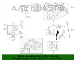 Tensorul lanțului de distribuție pentru Ford Focus mk3 11-18 2.0