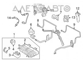 Supapă EGR Ford Fusion mk5 13-20 2.5