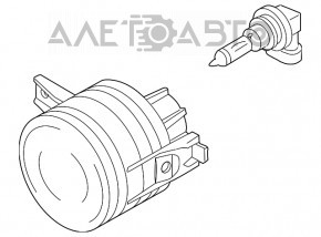 Противотуманная фара птф правая VW Tiguan 09-11 дорест