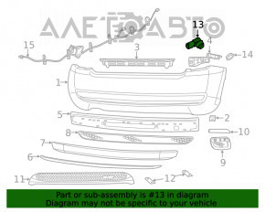 Senzor de parcare spate pentru Fiat 500 12-19