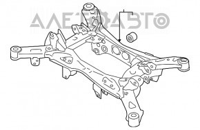 Подрамник задний Subaru Forester 19- SK