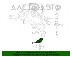 Capacul spate al barei spate stânga Subaru Forester 19- SK