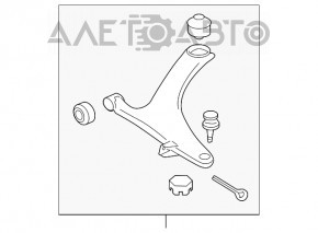 Рычаг нижний передний левый Subaru Outback 10-14