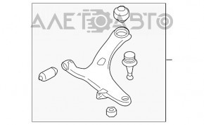 Maneta inferioară față stânga Subaru Forester 14-18 SJ nouă OEM originală