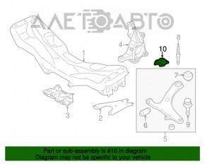 Capacul de protecție al roții din față dreapta pentru Subaru Impreza 17- GK