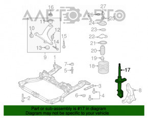 Amortizorul frontal stânga Subaru Outback 10-14