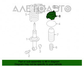 Suport amortizor spate dreapta Subaru XV Crosstrek 13-17 nou original OEM