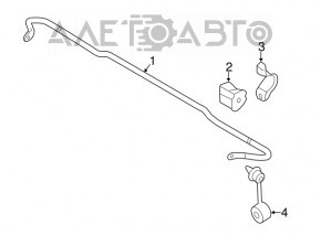 Тяга стабилизатора задняя левая Subaru Forester 14-18 SJ OEM