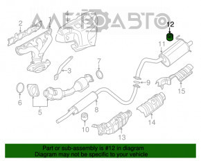 Suportul conductei de admisie Nissan Rogue 14-20