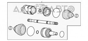 Ax cu roți față dreapta Cadillac ATS 13- 2.0T