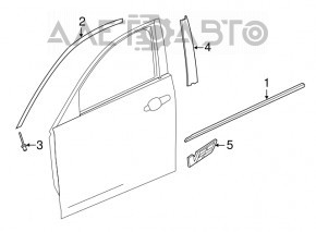 Capac usa fata stanga Cadillac ATS 13-