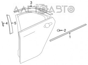 Capac usa spate stanga Cadillac ATS 13-