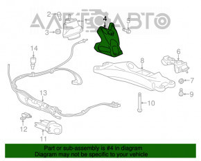 Suport motor stânga Cadillac CTS 14- 2.0T AWD