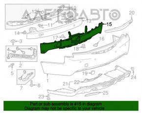 Absorbantul de bara spate Cadillac ATS 13-