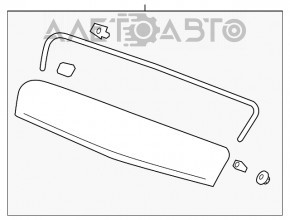 Moldura capotei GMC Terrain 10-15 pre-restilizare