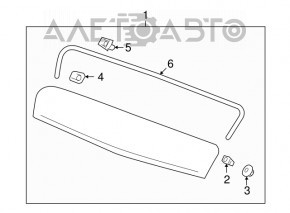 Moldura capotei GMC Terrain 10-15 pre-restilizare