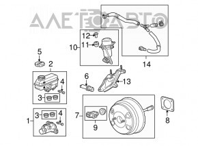 Pompa de vid Chevrolet Equinox 10-17