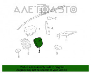 Подушка безопасности airbag в руль водительская Chevrolet Equinox 10-17