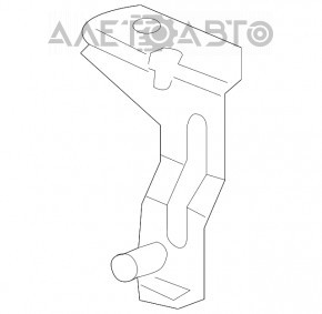 Furtunul de răcire a radiatorului invertorului drept pentru Chevrolet Malibu 13-15 hibrid.