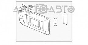 Capota dreapta Chevrolet Volt 11-15 gri deschis