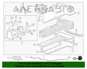 Verificarea bateriei Chevrolet Volt 11-15